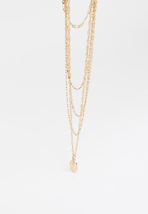 Superbalist - Stefie layered necklace - gold