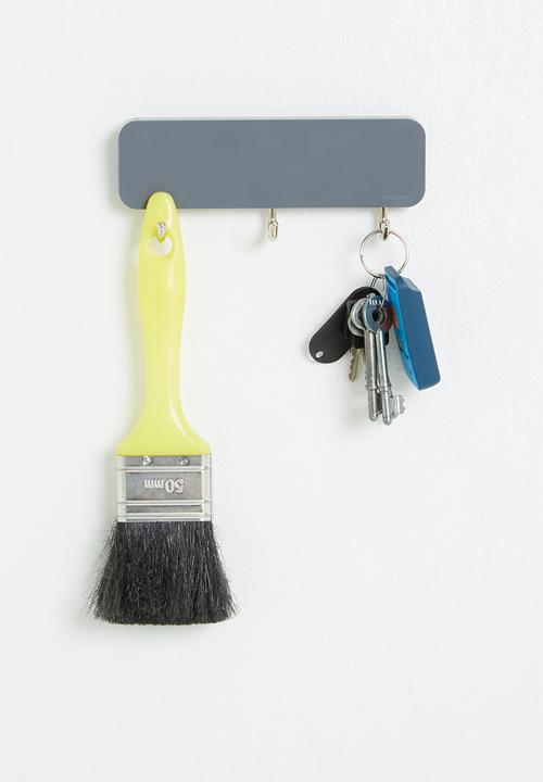 Litem - Wall hook - 3 hooks - grey