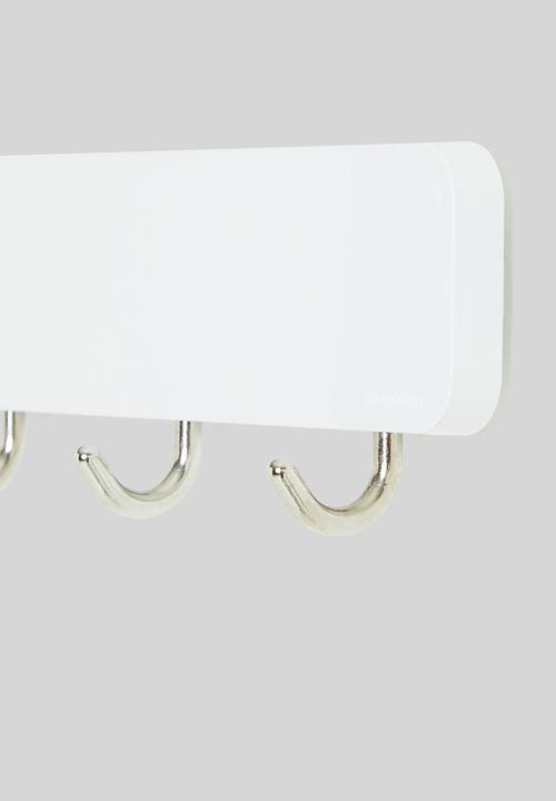 Litem - Wall hook - 5 hooks - white