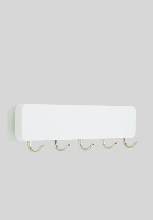 Litem - Wall hook - 5 hooks - white