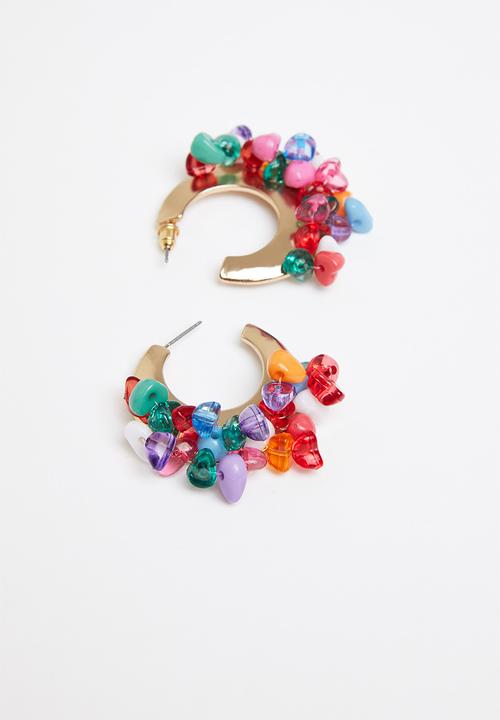 Superbalist - Chanel hoop earrings - multi