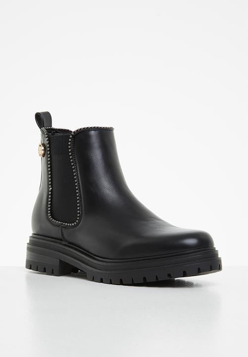 SISSY BOY - Chunked out boot boot - black