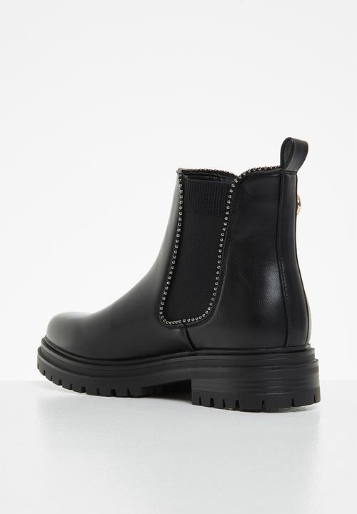 SISSY BOY - Chunked out boot boot - black