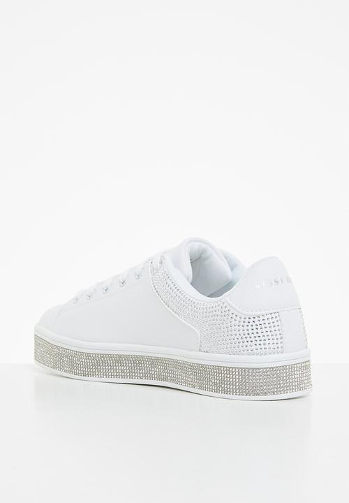 SISSY BOY - Bling ring sneaker - white