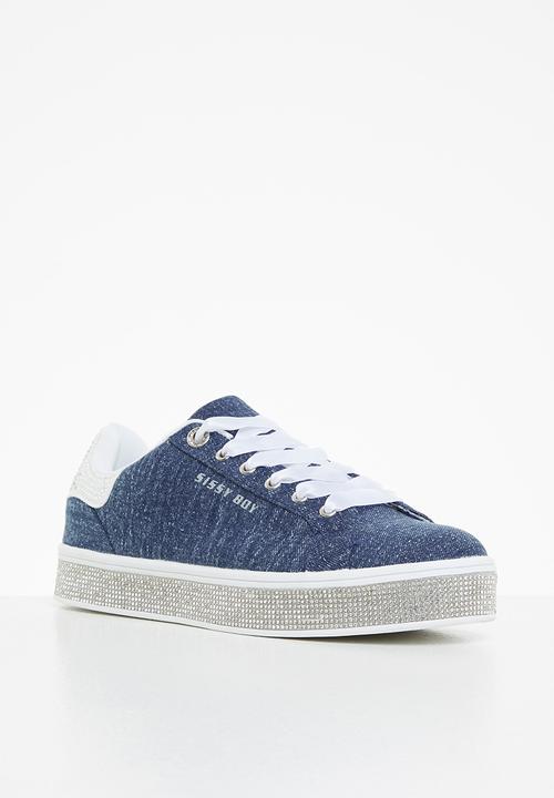 SISSY BOY - Denim daze duchess sneaker - dark denim
