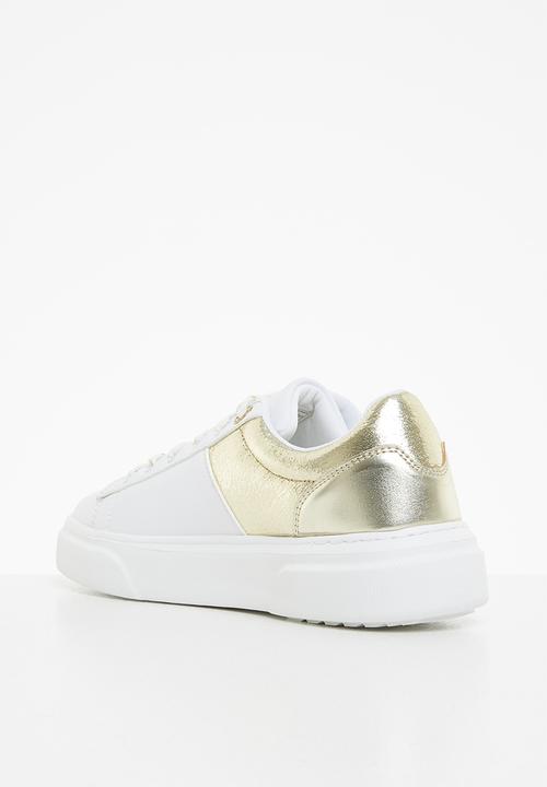 SISSY BOY - Half way sneaker - white & gold