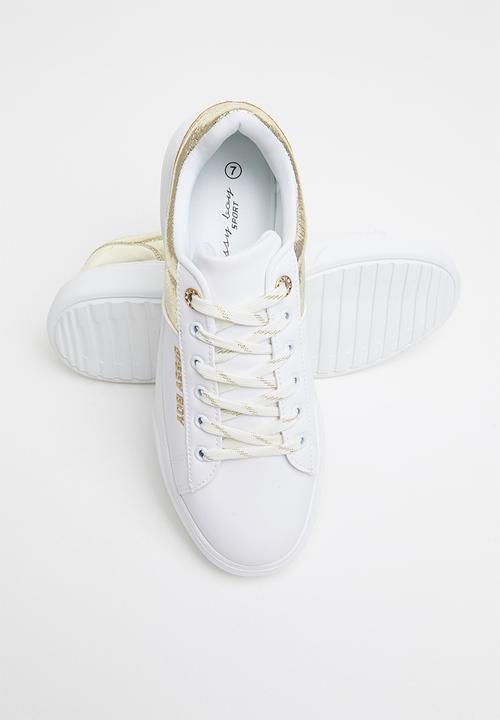 SISSY BOY - Half way sneaker - white & gold