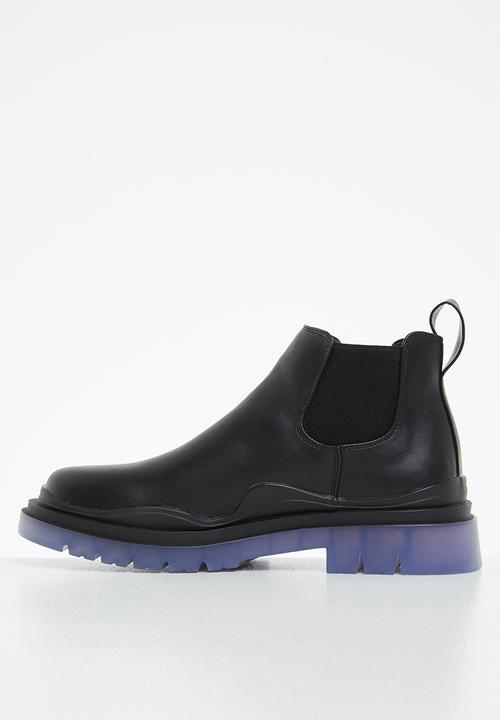 Public Desire - Myth chunky chelsea boot - black