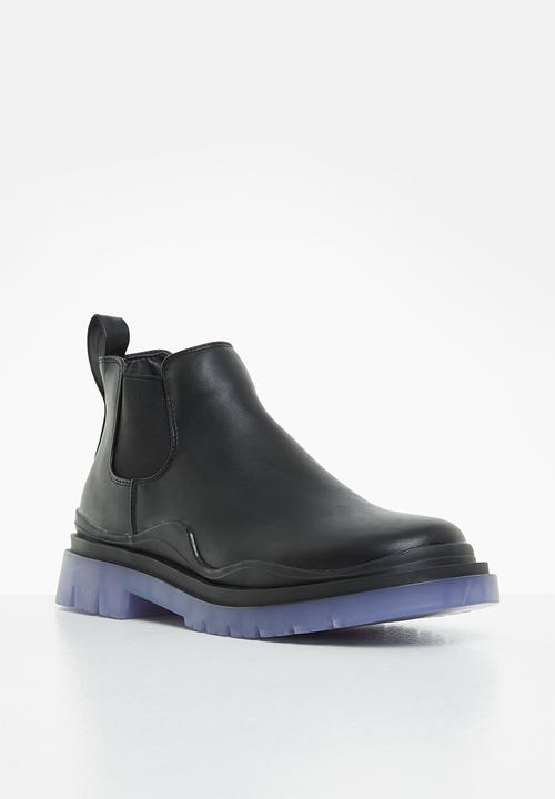 Public Desire - Myth chunky chelsea boot - black