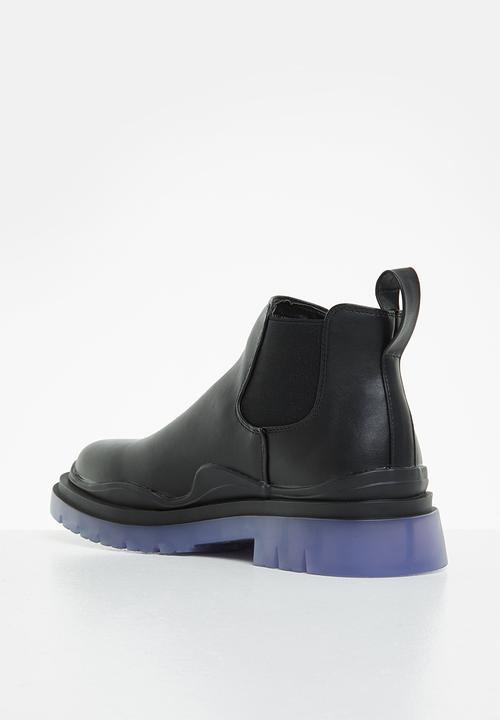 Public Desire - Myth chunky chelsea boot - black