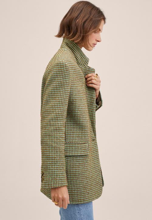 MANGO - Blazer gabriela - green