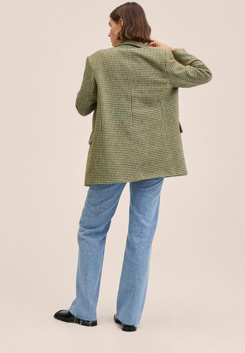 MANGO - Blazer gabriela - green