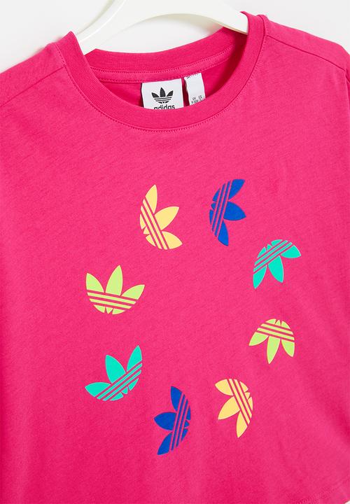 adidas Originals - Adicolor crop tee y - bold pink