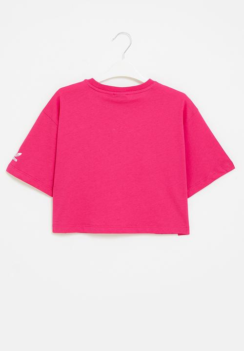 adidas Originals - Adicolor crop tee y - bold pink