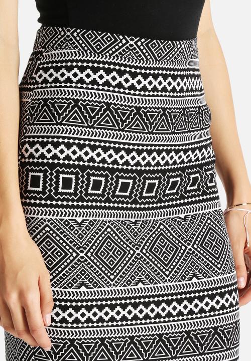 Glamorous - Aztec Stripe Skirt