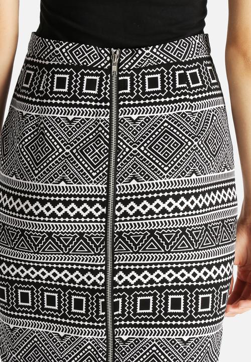 Glamorous - Aztec Stripe Skirt