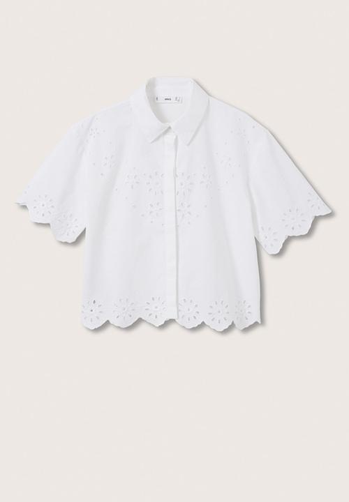 MANGO - Shirt cloud-h - white