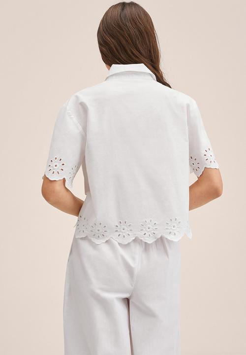 MANGO - Shirt cloud-h - white