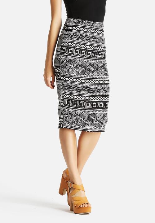 Glamorous - Aztec Stripe Skirt