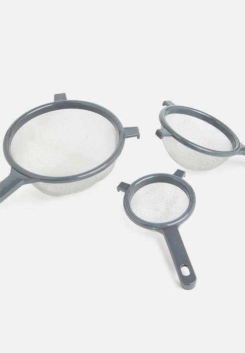 Excellent Houseware - Strainer set - anthracite 