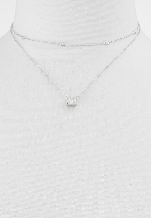 ALDO - Manedegyn - silver/ clear multi