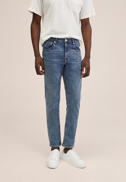 MANGO - Jeans slimtb - open blue