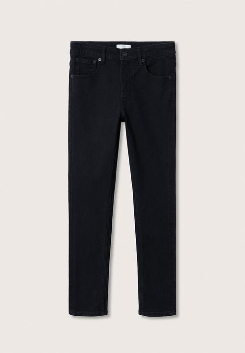 MANGO - Jeans . slimtb - black denim
