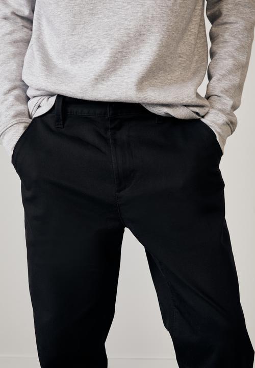 Factorie - Relaxed fit chino - black
