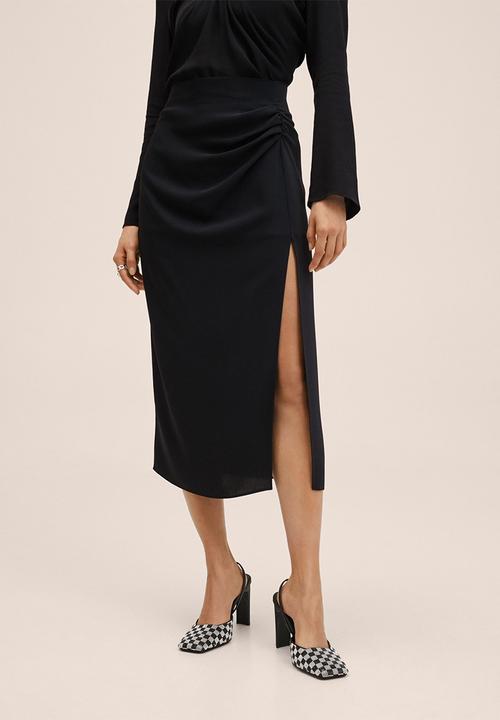 MANGO - Skirt hera - black