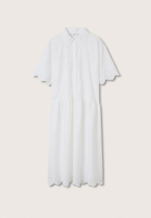 MANGO - Dress cloud-h - white