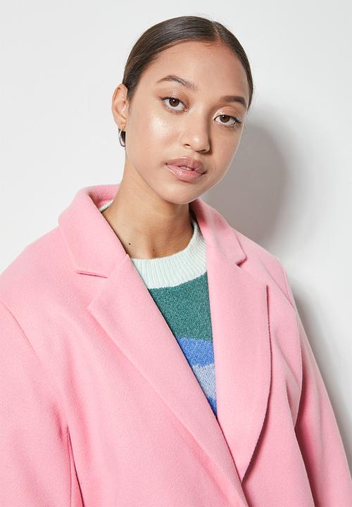Superbalist - Midi blazer coat - pink