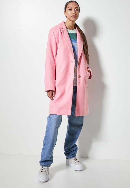 Superbalist - Midi blazer coat - pink