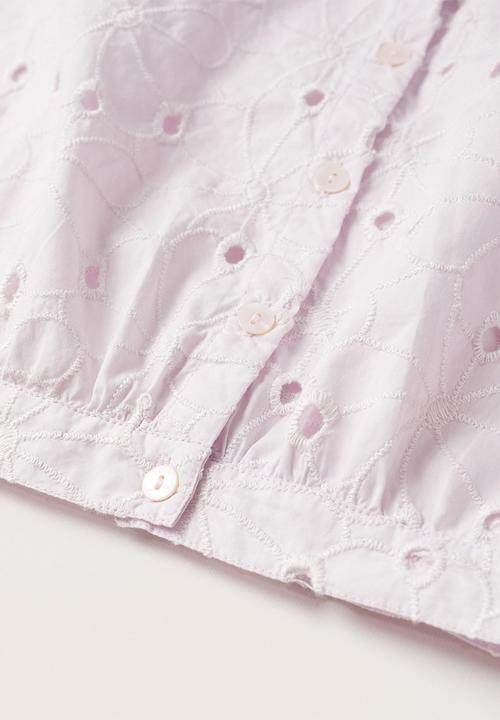 MANGO - Blouse lavi-h - light pastel purple