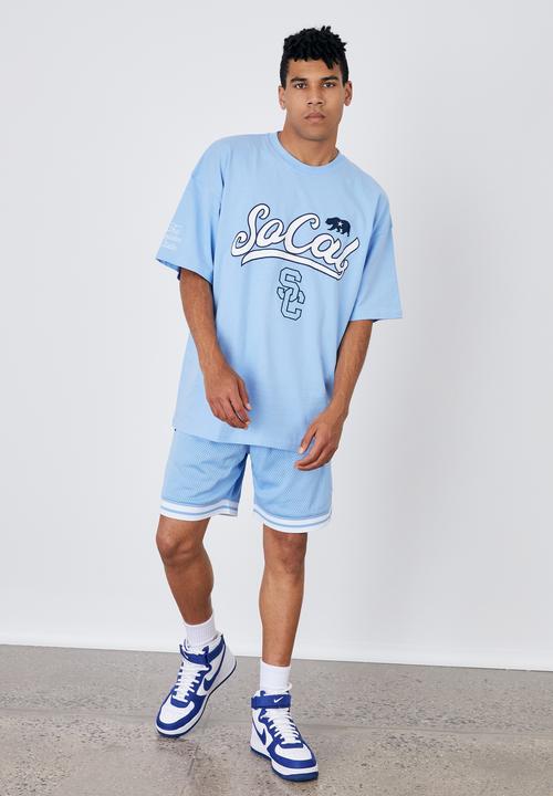 Factorie - Oversized graphic T-shirt - cali blue