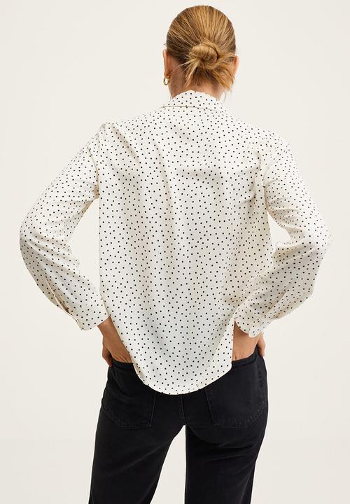 MANGO - Shirt basic - light pastel yellow