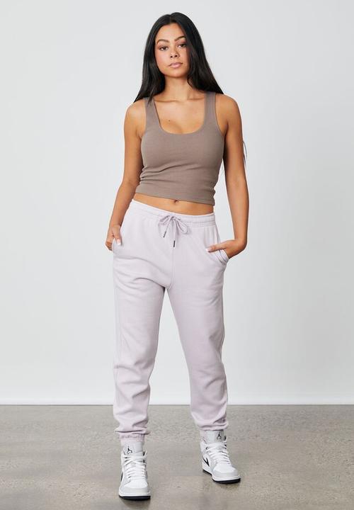 Factorie - Super high rise trackpant - stormy lavender