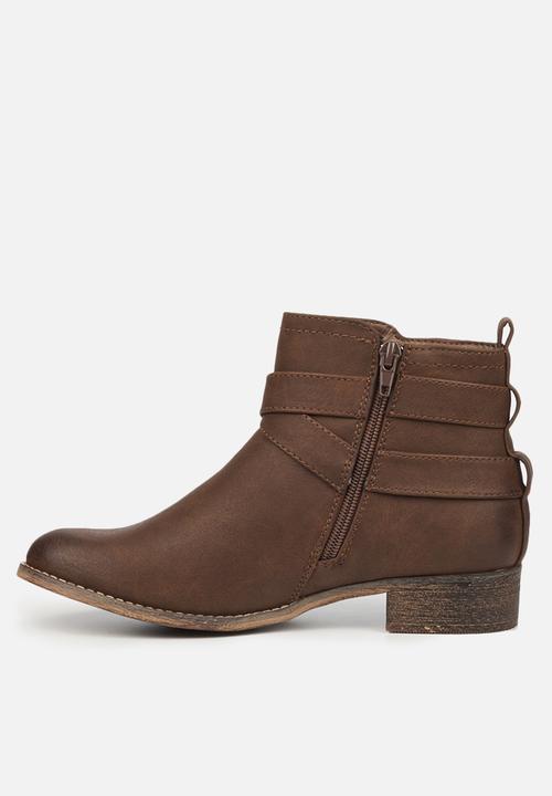 Miss Black - Abir3 ankle boot - chocolate