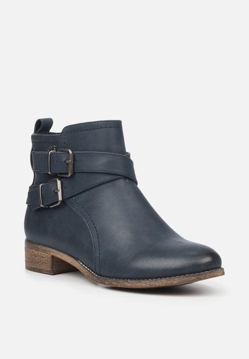 Miss Black - Abir3 ankle boot - navy
