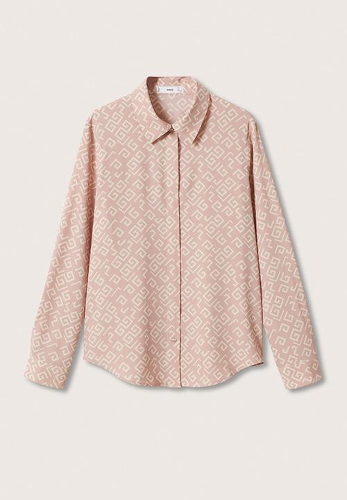 MANGO - Shirt basic - pink