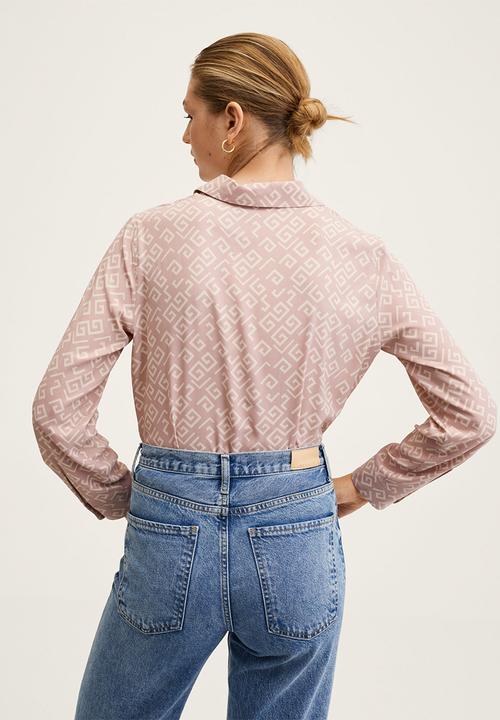 MANGO - Shirt basic - pink