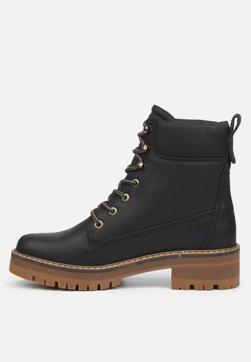 Miss Black - Fox1 lace-up ankle boot - black