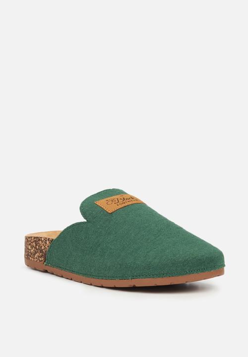 Miss Black - Burq7 slipper - olive