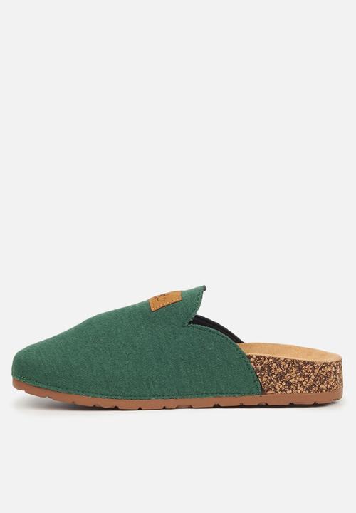Miss Black - Burq7 slipper - olive