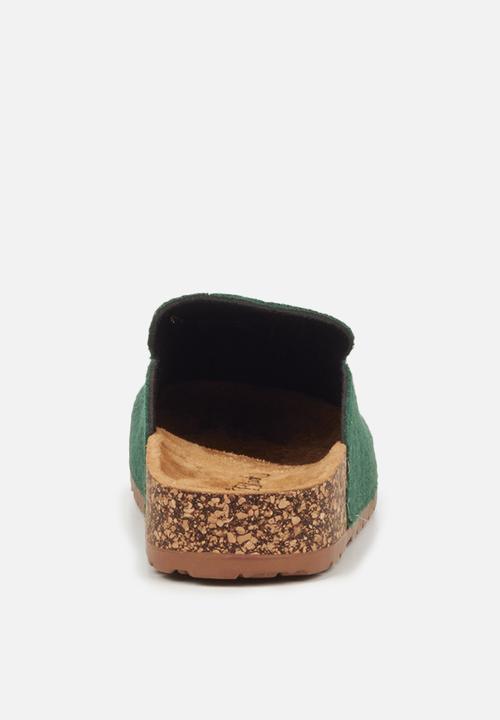 Miss Black - Burq7 slipper - olive