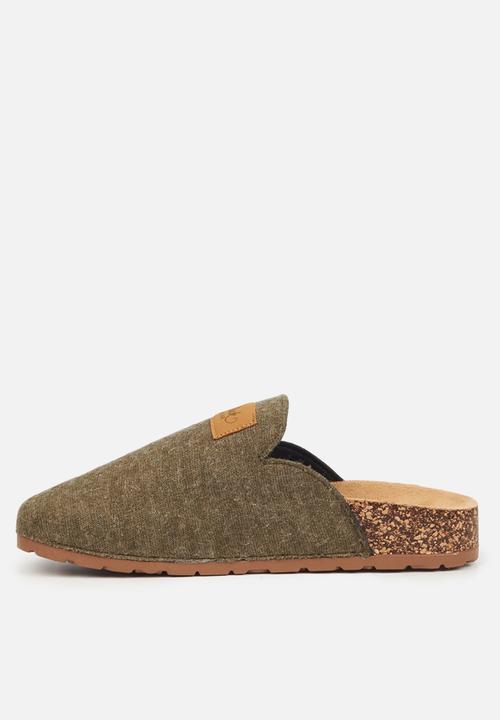 Miss Black - Burq7 slipper - khaki