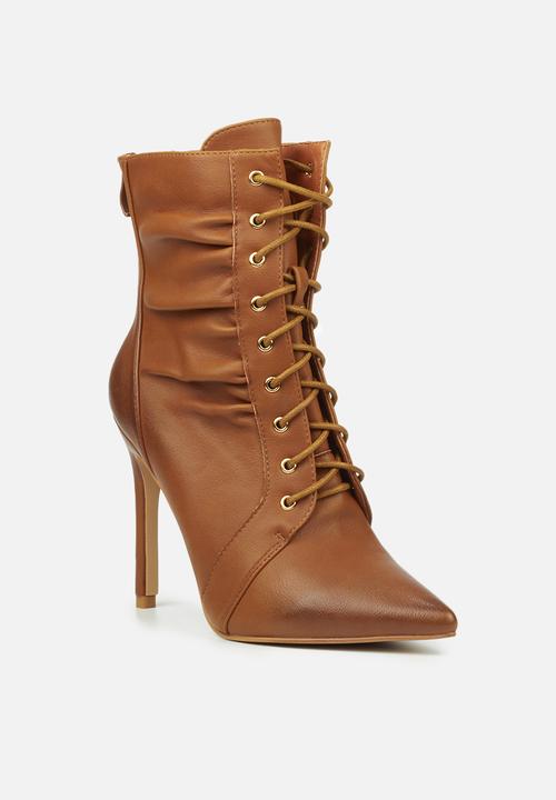 Miss Black - Boss4 ankle boot - tan