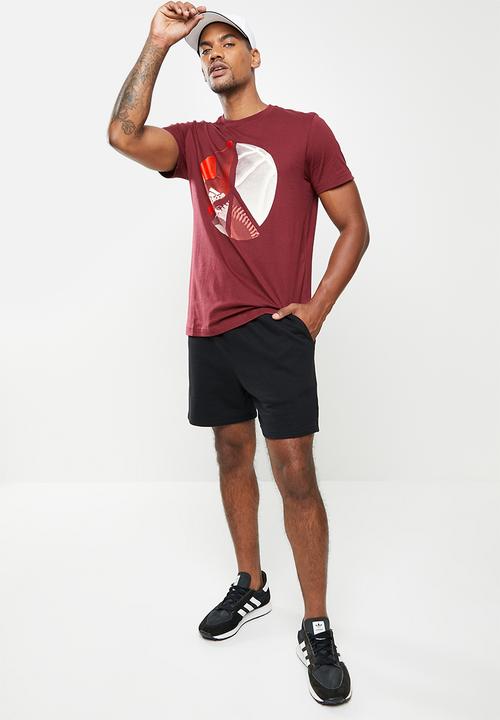 adidas Performance - Multi G2 Tee - shadow red