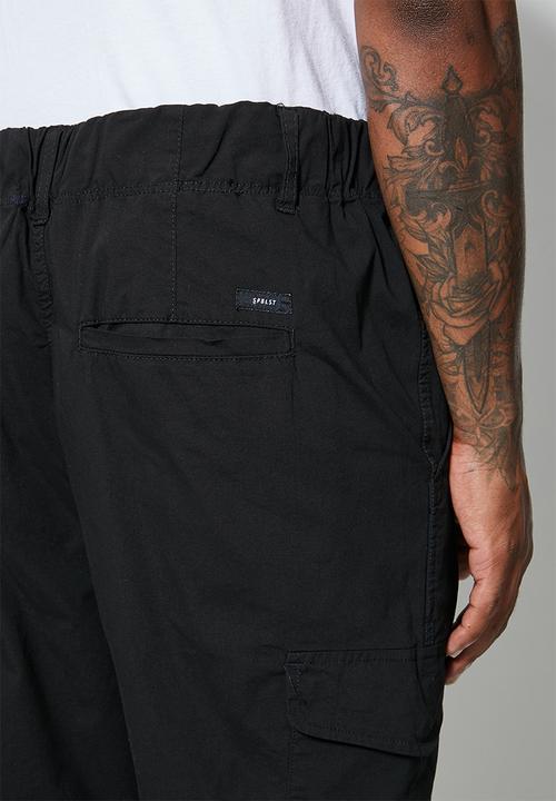 Superbalist - Shin tapered utility pants - black