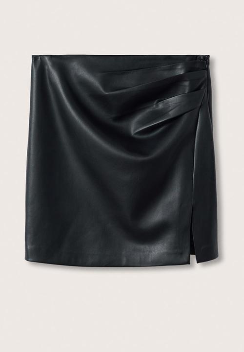 MANGO - Skirt fire - black