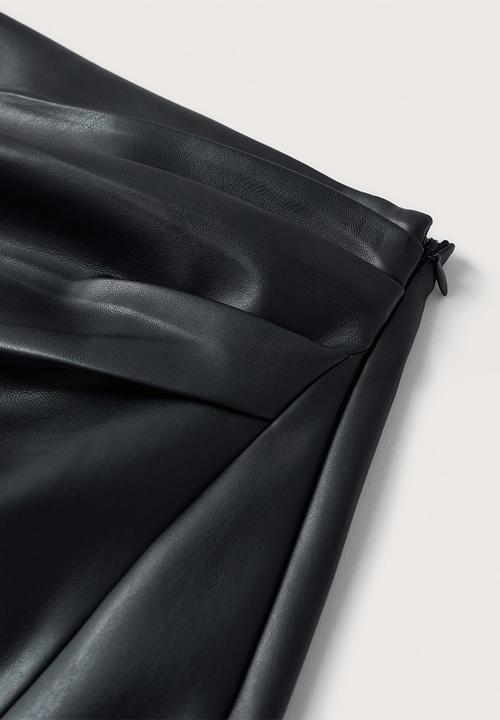 MANGO - Skirt fire - black